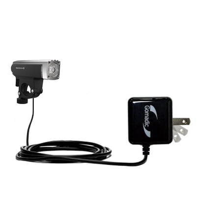 Gomadic Intelligent Compact AC Home Wall Charger suitable for the Blackburn Central Front - High output power with a convenient, foldable plug design
