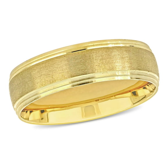 Everly Men's 10k Yellow Gold Wedding Ring