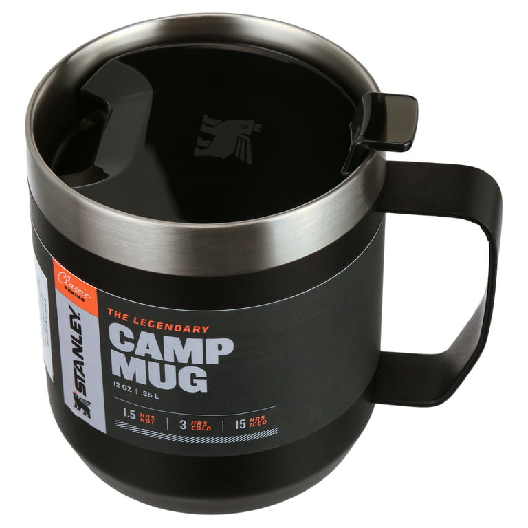 Stanley Legendary Camp Mug, 12oz, Stainless Steel Vacuum Insulated Coffee  Mug with Drink-Thru Lid (Lagoon/Polar) 