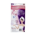 thumbnail image 4 of Perfect Hair Towel Absorbent Microfiber Fabric Bath Hair Wrap Twirl and Hook Design - 2 Pack (Blanco) Spark Innovators PHT-WHT-2PK, 4 of 4