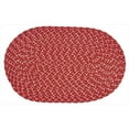 thumbnail image 1 of Better Trends Tapis Tressé Éclaboussures de Soleil, Rouge, 5 Po x 8 Pi, 1 of 2