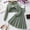 Green, variant on Girls Ribbed Hooded Long Sleeve Top With Suspenders Pleated Dress Two Piece Outfit For Fall And Winter Seasons Back to school outfits 2026 Size Pink 7-8 Years