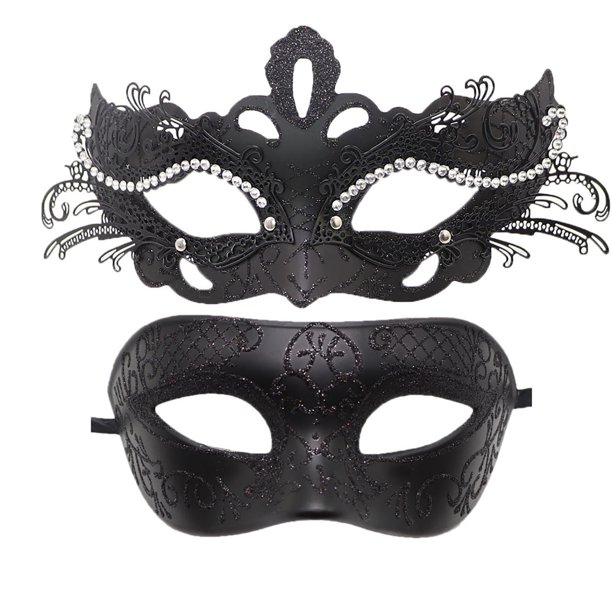 Máscara de maquillaje para carnaval, para hombres y mujeres, máscara romana de carnaval, máscara de metal de hierro para actuación, máscara de maquillaje para fiesta, máscara estilo pareja para hombre