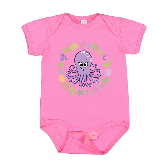 Inktastic Octopus Cute Girls Girls Baby Bodysuit