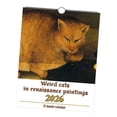 thumbnail image 3 of Calendario de pared 2026 con orificio para colgar, calendario mensual de gatos extraños para organizar y planificar el hogar, el dormitorio y, 3 of 8