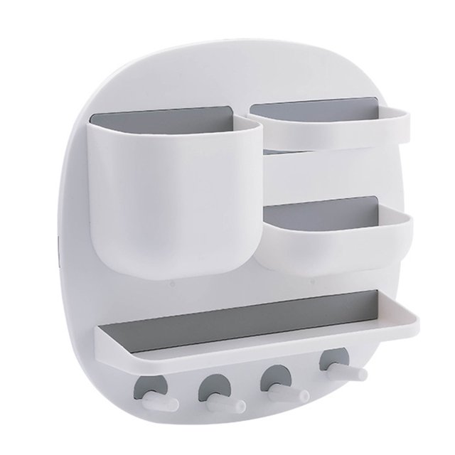 Multifunctional Storage Rack Wall Mounted Punch-Free Door Hanging Holder