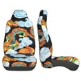 thumbnail image 2 of LAKIMCT Chinese Dragon Pattern Car Seat Covers Vehicle Front Seat Covers Universal Fit Seat Protector, 2 of 9