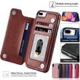 thumbnail image 2 of Funda de cuero de alta calidad con ranuras para tarjetas para iPhone SE 6S 7 8 Plus XR XS 11 Pro Max, funda tipo cartera para Samsung A50 A70 A51 A71 S20 Plus Tan Jianjun unisex, 2 of 2