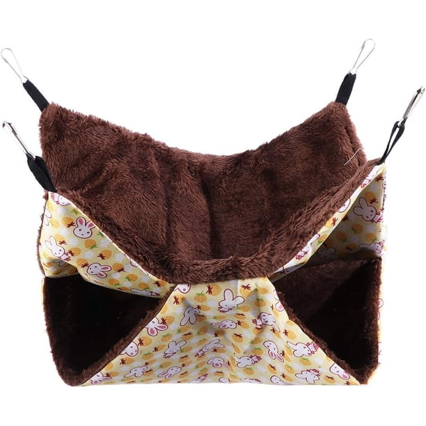 Accesorios para hámster y ardilla, hamacas para ratas, para animales pequeños, hurón, cobaya, Degu, jerbo, ratones, hámster, pequeños juguetes de hurón amarillo