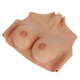 thumbnail image 1 of Placa De Busto Protésica Para Mujer, Color Bronce De Silicona, Pecho Protésico Flexible De Alta Elasticidad Para Mujer, Realista Para Práctica De Bienestar Sexual, 1 of 7