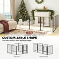 thumbnail image 4 of PawHut 31.5" Heavy Duty Dog Playpen, Portable Foldable 8 Panels Pet Playpen, 4 of 10
