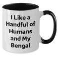 thumbnail image 2 of Bengal Cat Lovers Funny Quote Two Tone Coffee Mugs for Graduation Gifts from Friends to Family, 2 of 4
