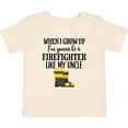 thumbnail image 3 of Inktastic Future Firefighter Like My Uncle Boys or Girls Baby T-Shirt, 3 of 5