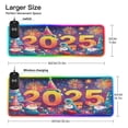 thumbnail image 3 of Wireless Charging Mouse Pad Large RGB Gaming Desk Mat 13 Light Modes Mousepad 31.5x11.8 Dwarfs Celebrate 2025 New Year, 3 of 6