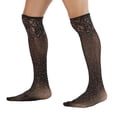 thumbnail image 2 of 2 pares de calcetines hast mal negra para hombre con calcetines hasta antideslizantes imitación, medias Hugo Medias de encaje sexy para hombre, 2 of 10