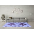 thumbnail image 3 of Ahgly Company Machine Washable Indoor Rectangle Abstract Blue Modern Area Rugs, 5' x 7', 3 of 4