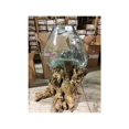 thumbnail image 4 of AFD Home 12021688 Large Glass Bowl on Wood, 4 of 6