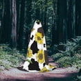 thumbnail image 5 of Honeii Sunflowers Country Print Poncho Cape, Cloak Coat, Snuggly Hooded Wearable Blanket, Hooded Cape For Teenagers,Halloween Costumes-Small, 5 of 7