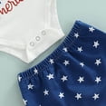 thumbnail image 3 of enyan Newborn Infant Baby Girl 2 Piece Summer Outfits Tank Romper Top + Ruffle Bloomer Shorts Set Clothes Blue,18-24 Months, 3 of 6
