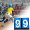 thumbnail image 4 of Scoreboard Portable Scorekeeper Flip Scoreboard Table 4Digit Display Manual Flip Score Counter For Games, 4 of 4