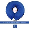 thumbnail image 1 of Collar inflable de recuperación en forma de cono para perros HUOGUO para talla D extra grande, 1 of 5