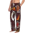 thumbnail image 3 of Kdxio A Cup Of Black Coffee On A Saucer Print Men's Sleep Pajama Pant Lounge Pants with Pockets, 3 of 8
