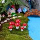 thumbnail image 4 of 100 piezas de hongos para terrario en miniatura, decoración de terrario, jardín de hadas como se describe, 4 of 8