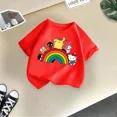 thumbnail image 3 of Camiseta de algodón de verano para niños de Kulomi, divertida camiseta de dibujos animados de Sanrio para niño y niña, camiseta informal de moda para bebé, ropa para niño, 3 of 5