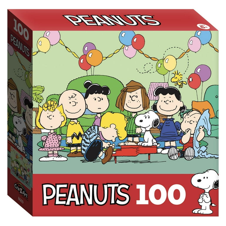 Cra-Z-Art Peanuts 100-Piece Birthday Jigsaw Puzzle - Walmart.com