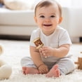 thumbnail image 7 of Natural Wooden Baby Rattle Toy for Infants 0-1 Year, Educational Toys Hand Rattles for 0 3 6 9 12 Months Boys Girls, Easy Grip Infant Sensory Shaker Toy, Promote Motor Skills and Sensory Development, 7 of 7