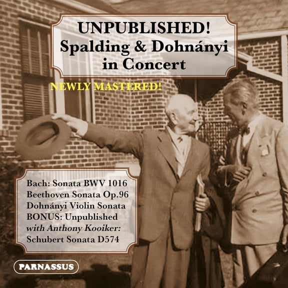 Albert Spalding - Unpublished - Music & Performance - CD