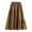 Brown, variant on Sngxgn Skirts for Women Pleated Skirts with High Waisted(Black,One Size)