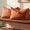 Terracotta, variant on Unique Bargains 2 Pack Fine Stripe Throw Pillow Covers Cotton Blend Cases Beige 18"x18"