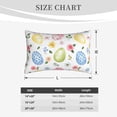 thumbnail image 4 of Hirioo Easter Egg3 for Plush Pillow Cover for Bedroom and Living Room ,Elegant, Comfortable Home Decor-16"x24", 4 of 6