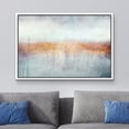 thumbnail image 2 of wall26 Framed Canvas Print Wall Art Pastel Blue Orange Paint Landscape Abstract Shapes Illustrations Minimal Decorative Contemporary Multicolor for Living Room, Bedroom, Office - 24"x36" Wh, 2 of 7