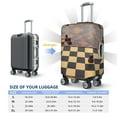 thumbnail image 2 of Chess Board With Pawns Luggage Cover, Suitcase Cover for Luggage Fits 18-32 Inch Luggage, Elastic Suitcase Protector(No Luggage), 2 of 5