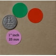 thumbnail image 2 of Royal Green Gray Dot Sticker Colors 1 inch -25mm Dot Sticker - 1200 Pack, 2 of 7