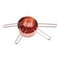 thumbnail image 4 of 4 unids/set cucharas para hornear de acero inoxidable tazas medidoras utensilios de cocina oro rosa, 4 of 8