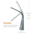 thumbnail image 3 of OttLite Cool Breeze LED Fan Lamp with 3 Speed Bladeless Fan and 5 Brightness Settings, Gray, 3 of 3