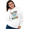 thumbnail image 3 of Vanity Smurf Feeling Smurfy Rainbow Women Crewneck Sweatshirt Brisco Brands S, 3 of 5