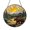 Acrylic 3.5 Inch, variant on Mythical Grizzly Bear Stained Glass Style Suncatcher – Decorative Window Hanging Gift