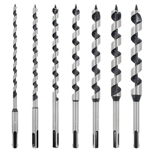 7 Pcs Drill Bit 9 Inch Wall Hole Saw Drilling Carbon Steel 6-18mm 230mm SDS PLUS Shank Renovator Woodworking Tools Accessories