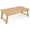 Bamboo, variant on Foldable Laptop Desk, 25.6 Inch Laptop Bed Tray Table with Mouse Pad, Adjustable Floor Table for Writing Eating Gaming, Lap Table for Adults, Kids, Black Walnut