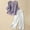 Purple, variant on FUNUONY Linen Sets for Women 2 Piece Sets for Women Women's Casual Embroidered Top and Cotton Linen Long Pants Two Piece Set Purple L