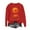 B22 Red, variant on Women's Crewneck Sweatshirt Halloween Witch Graphic Print Drop Shoulder Oversized Pullover Fall Fashion Long Sleeve Soft Casual Lounge Streetwear Tops