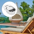 thumbnail image 3 of LEORX Recliner Sofa Replacement Handle Rectangular Silver 4.3x2.7in 1Pcs Universal Compatibility for Home Use, 3 of 8