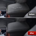 thumbnail image 5 of KBH Car Center Console Lid Armrest Cover Replacement for 2008-2013 Toyota Highlander, Leather Skin Upholstery for Arm Rest Box Lid, Black, 5 of 5