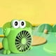 thumbnail image 3 of Lovely Cartoon Frog Decorative Desktop Fan USB Charging Fan Portable Fan Suitable For Home Travel Uses, 3 of 4