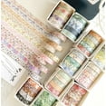 thumbnail image 3 of YUBX Flowers Washi Tape Pack 60 Rolls Floral Arts Decorative Tapes - Spring, 3 of 9