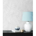 thumbnail image 3 of Seabrook Designs Off-White Tossed Palm Paintable Unpasted Wallpaper, 3 of 7